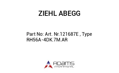 Art. Nr.121687E , Type RH56A-4DK.7M.AR